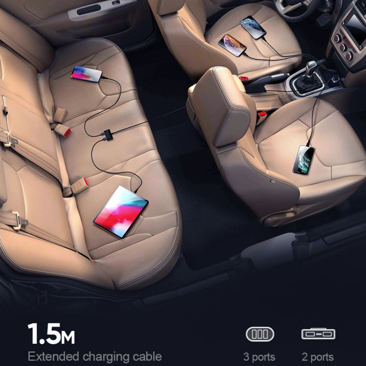 JOYROOM JR-CL03 6.2A Multi 5 Ports USB Smart Car Charger by JOYROOM