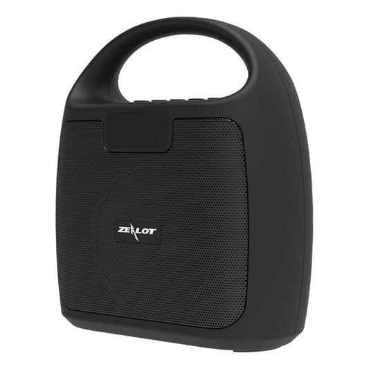 ZEALOT S42 Portable FM Radio Wireless Bluetooth Speaker with Built-in Mic, Support Hands-Free Call & TF Card & AUX (Black) by ZEALOT