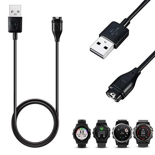 Universal USB Cable for Garmin Fenix 5 / 5x /5s, Vivoactive 3, Forerunner 935(Black) by buy2fix