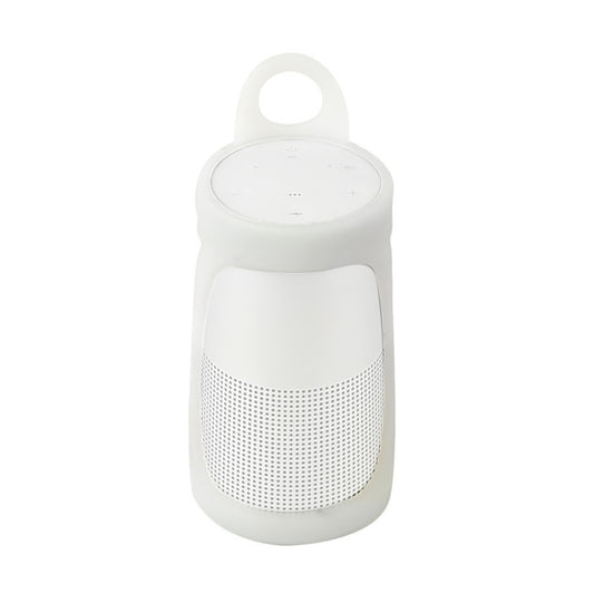 Portable Silica Gel Bluetooth Speaker Protective Case for BOSE Soundlink Revolve+ (White) by buy2fix