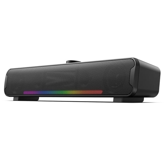 L16 Outdoor Portable RGB Light HiFi USB Bluetooth Wireless Speaker(Black) by buy2fix