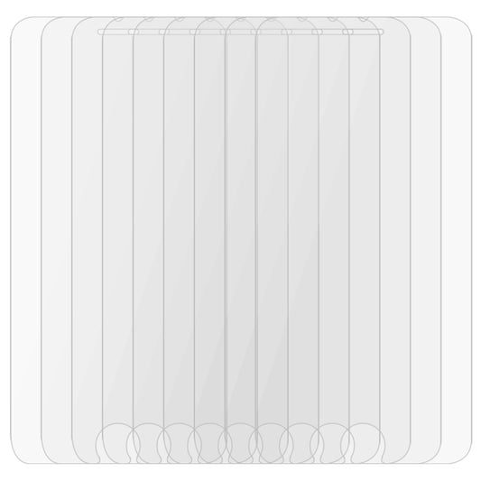 10 PCS for iPhone 8 Plus & iPhone 7 Plus 0.26mm 9H Surface Hardness 2.5D Explosion-proof Tempered Glass Non-full Screen Film by buy2fix