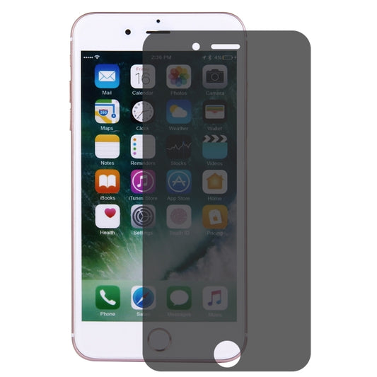 For iPhone 7 Plus/8 Plus Privacy Anti-glare Screen Protector 0.26mm 9H Surface Hardness 2.5D Explosion-proof Tempered Glass Screen Film by buy2fix