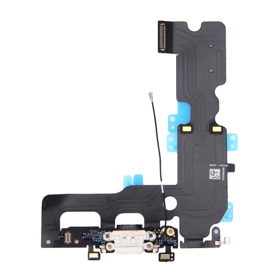 Charging Port Flex Cable for iPhone 7 Plus (White) by buy2fix