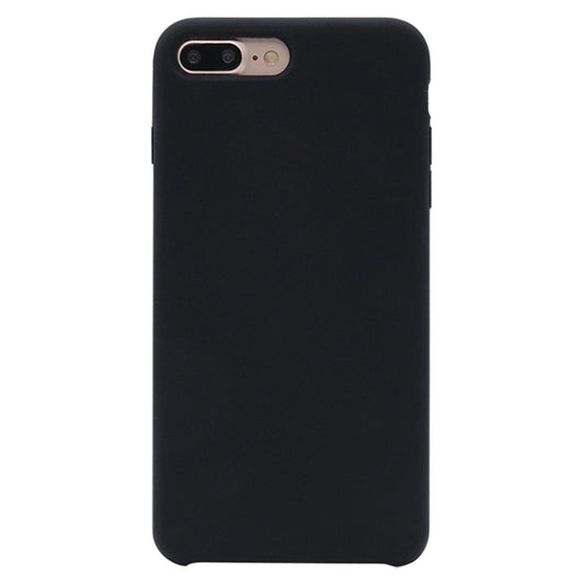 Pure Color Liquid Silicone Case for iPhone 8 Plus & 7 Plus(Black) by buy2fix