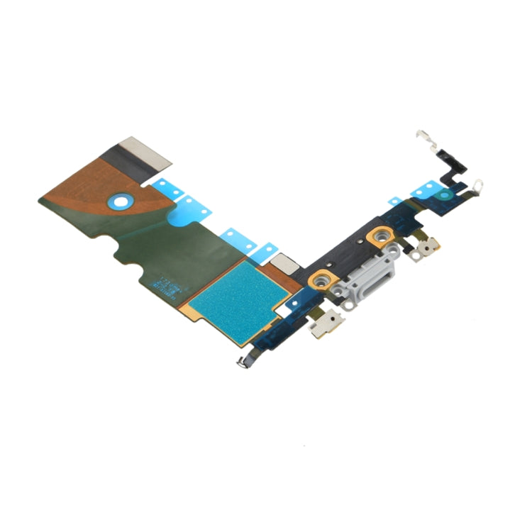 Charging Port Flex Cable for iPhone 8 (Silver) by buy2fix