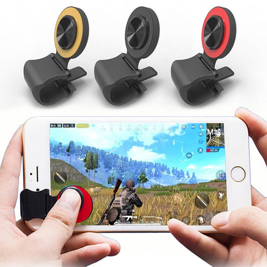 A9 Direct Mobile Clip Games Joystick Artifact Hand Travel Button Sucker with Ring Holder for iPhone, Android Phone, Tablet(Gold) by buy2fix