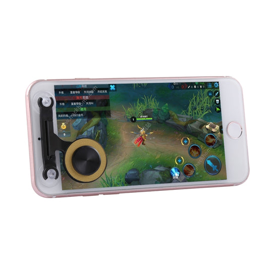 Q9 Direct Mobile Games Joystick Artifact Hand Travel Button Sucker for iPhone, Android Phone, Tablet(Gold) by buy2fix