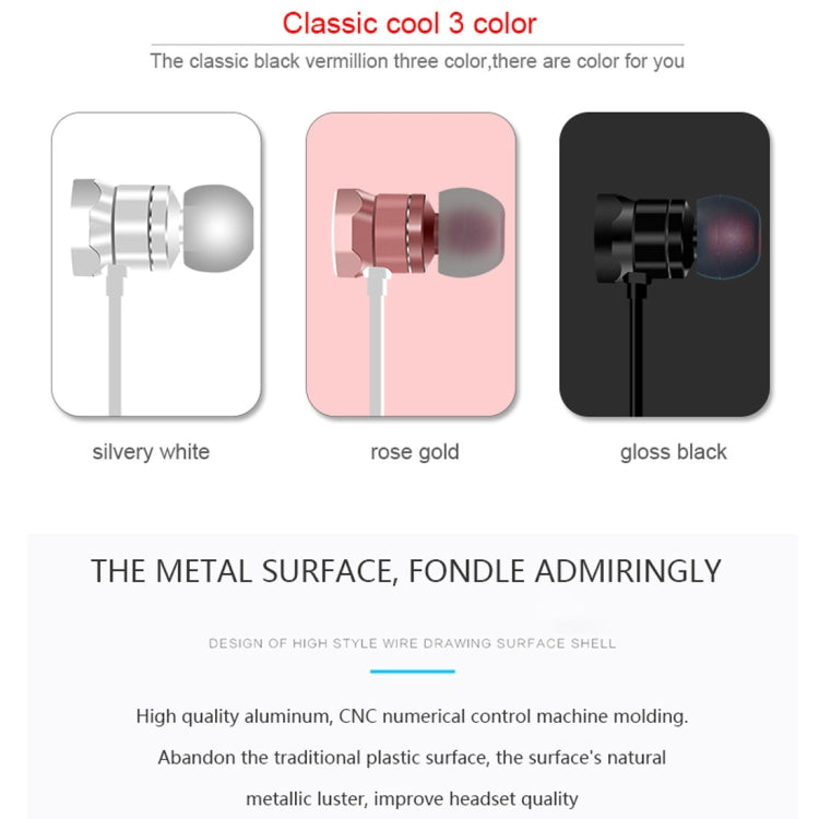 X3 Magnetic Absorption Sports Bluetooth 5.0 In-Ear Headset with HD Mic, Support Hands-free Calls, Distance: 10m(White) by buy2fix