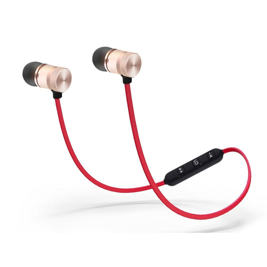BTH-838 Stereo Sound Quality Magnetic Absorption V4.1 Bluetooth Sports Headset, Bluetooth Distance: 10m, For iPad, iPhone, Galaxy, Huawei, Xiaomi, LG, HTC and Other Smart Phones(Red) by buy2fix