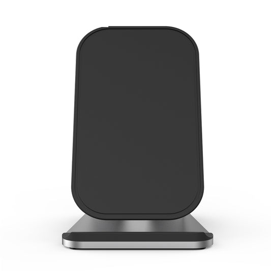 HAMTOD M5 15W Intelligent Dual Coil Design Qi Standard Holder Wireless Charger with Indicator Light, Support Fast Charging(Silver) by HAMTOD