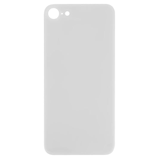 Easy Replacement Big Camera Hole Glass Back Battery Cover with Adhesive for iPhone 8(White) by buy2fix