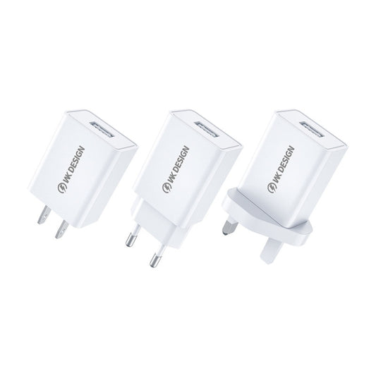 WK WP-U118 10W Single USB Port Travel Charger Power Adapter, US Plug by WK
