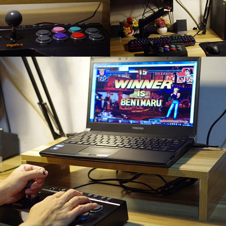 PXN PXN-0082 Gladiator Street Machine Game Handle Rocker Controller for Nintendo Switch / PC / Android System / PS3 / PS4 / XboxOne by PXN