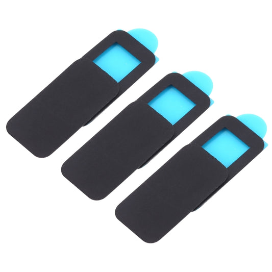 3 PCS Universal Ultra-thin Design Rectangle WebCam Cover Camera Cover for Desktop, Laptop, Tablet, Phones(Black) by buy2fix