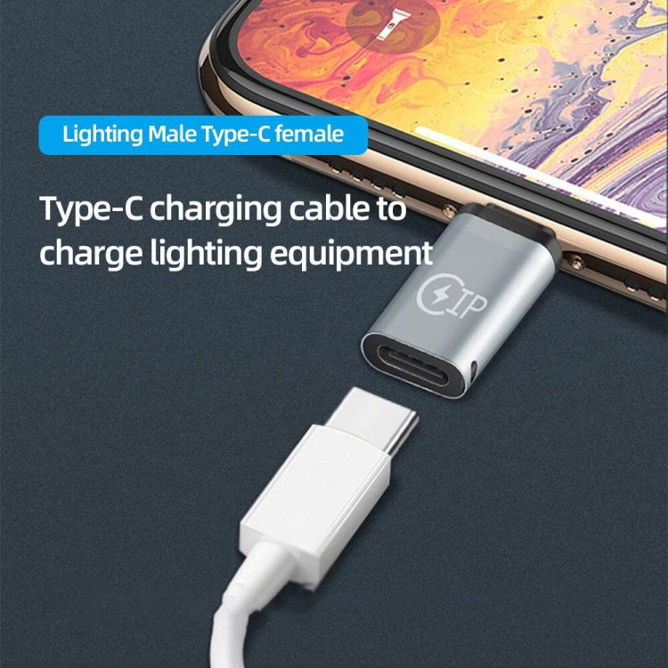 8 Pin Male to USB-C / Type-C Female Charging Adapter, Support Data Transmission by buy2fix