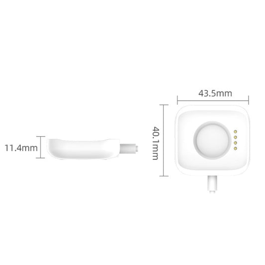 For OPPO Watch 41mm Smart Watch Magnetic Charger Charging Base(White) by buy2fix