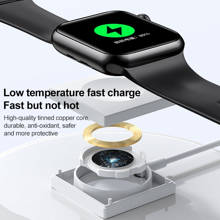 adj-981 Portable Magnetic Wireless Charger for Apple Watch (White) by buy2fix