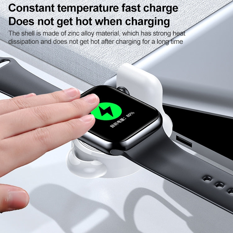 adj-983 Portable Magnetic Wireless Charger for Apple Watch (Black) by buy2fix