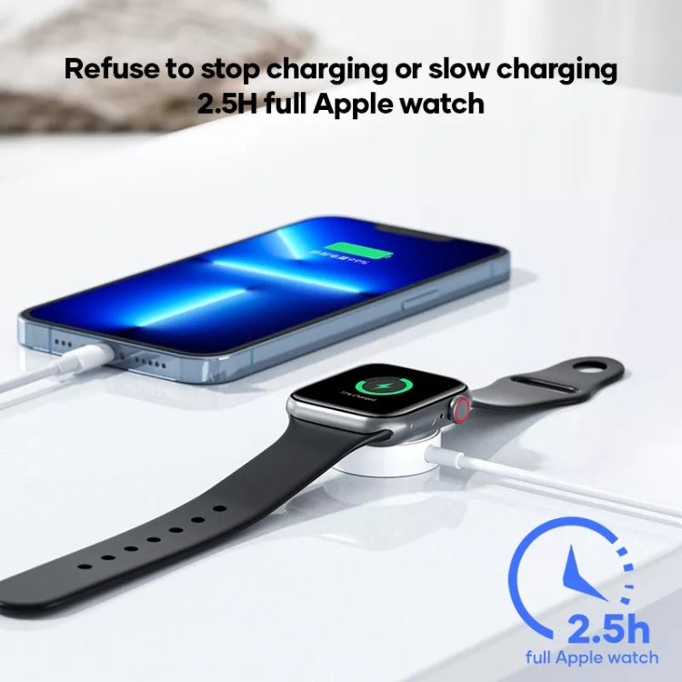 3 in 1 USB-C / Type-C to 8 Pin + USB-C / Type-C + Magnetic Watch Wireless Charger Data Cable, Cable Length: 1.2m by buy2fix