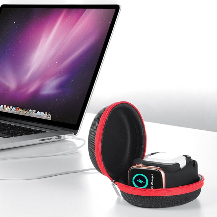 3 in 1 Charger Holder Base for Watch & AirPods with Zippered Storage Bag & Carabiner by buy2fix