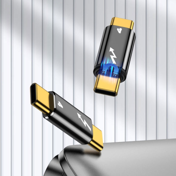 5A USB-C/Type-C to USB-C/Type-C Compatible Thunderbolt 4 Aluminum Alloy Adapter by buy2fix