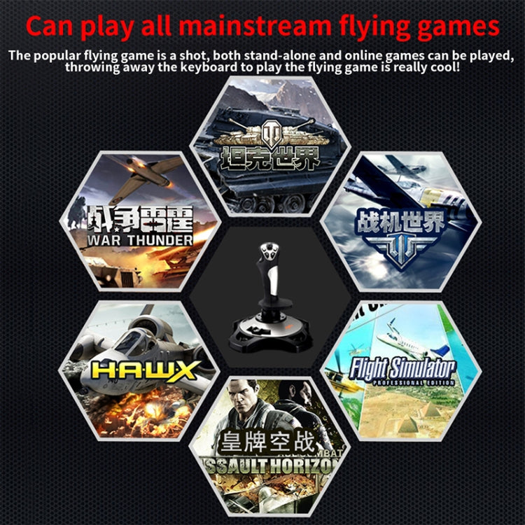 PXN PXN-2113 PC Game Imitate Flight Controller Flying Rocker by buy2fix