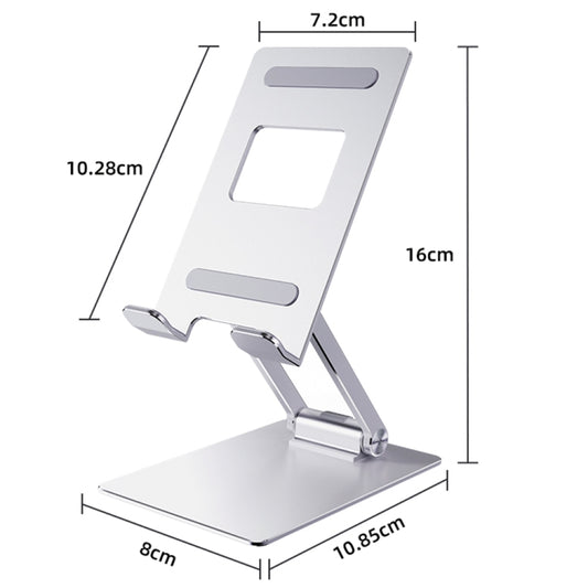 R-JUST SJ33 Aluminum Alloy Folding Phone / Tablet Stand(Grey) by R-JUST