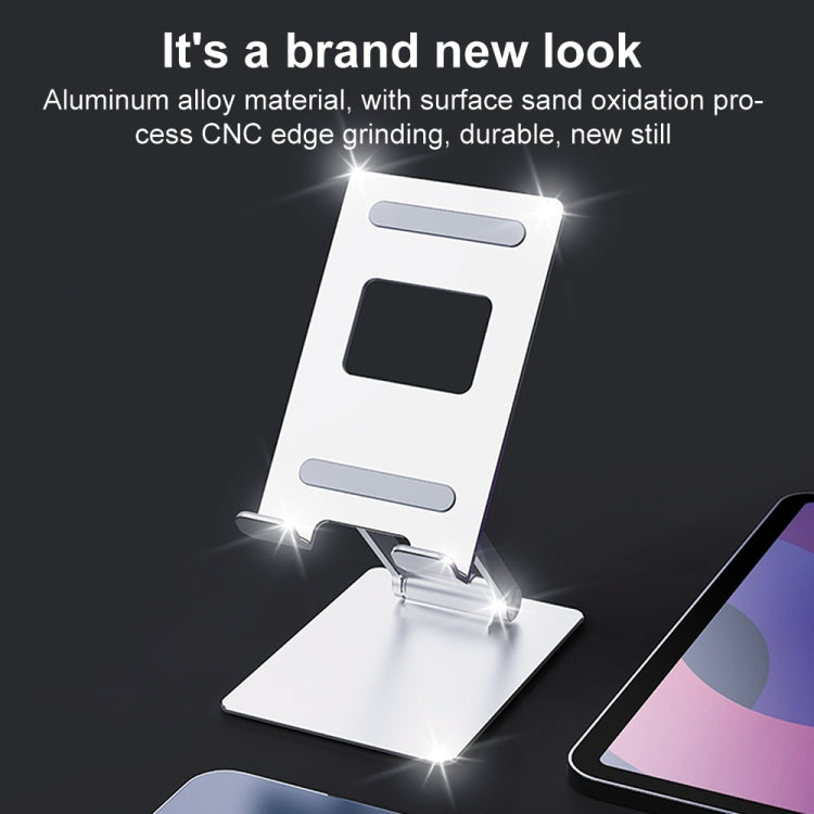 R-JUST SJ33 Aluminum Alloy Folding Phone / Tablet Stand(Grey) by R-JUST