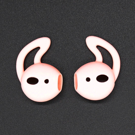 2pcs Wireless Bluetooth Earphone Silicone Ear Caps Earpads for Apple AirPods(Pink) by buy2fix