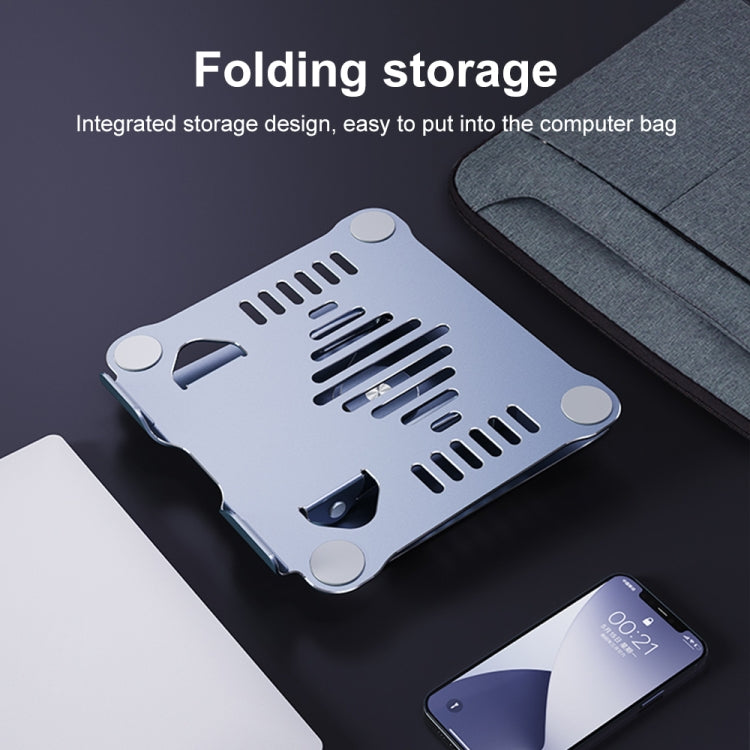 R-JUST HZ39 Triangular Swivel Lift Laptop Stand (Grey) by R-JUST