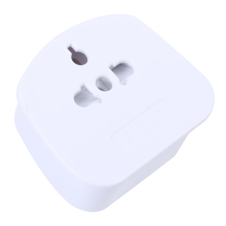 250V EU Plug / US Plug to UK Plug Power Conversion Plug Converter (White) by buy2fix