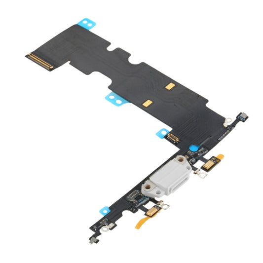 Charging Port Flex Cable for iPhone 8 Plus (White) by buy2fix