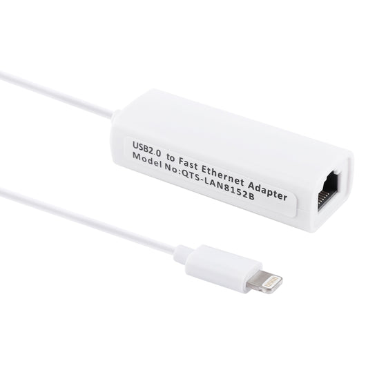 QTS-LAN8152B 1m 8 Pin to RJ45 Ethernet LAN Network Adapter Cable(White) by buy2fix