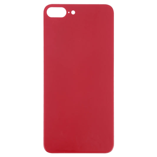 Easy Replacement Big Camera Hole Glass Back Battery Cover with Adhesive for iPhone 8 Plus(Red) by buy2fix