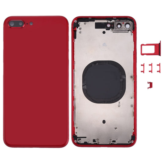 Back Housing Cover for iPhone 8 Plus(Red) by buy2fix