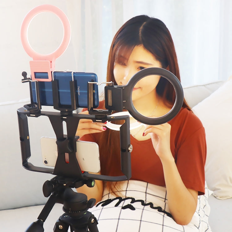 XJ18 LED Light Live Self-timer Flash Fill Light(Black) by buy2fix