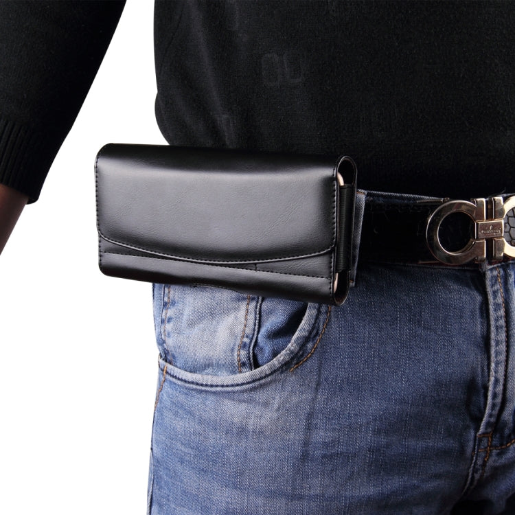 5.5-5.7 inch A1 Universal PU Tabby Texture Cross Section Plug-in Card Waist Bag, For iPhone, Samsung, Sony, Huawei, Meizu, Lenovo, ASUS, Oneplus, Xiaomi, Cubot, Ulefone, Letv, DOOGEE, Vkworld, and other by buy2fix