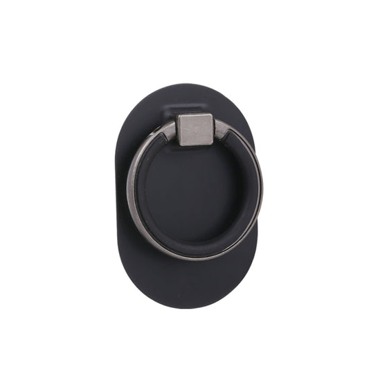 Universal Phone Adhesive Metal Plate 360 Degree Rotation Stand Finger Grip Ring Holder(Black) by buy2fix