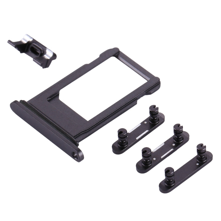 Card Tray + Volume Control Key + Power Button + Mute Switch Vibrator Key for iPhone 8 Plus(Grey) by buy2fix