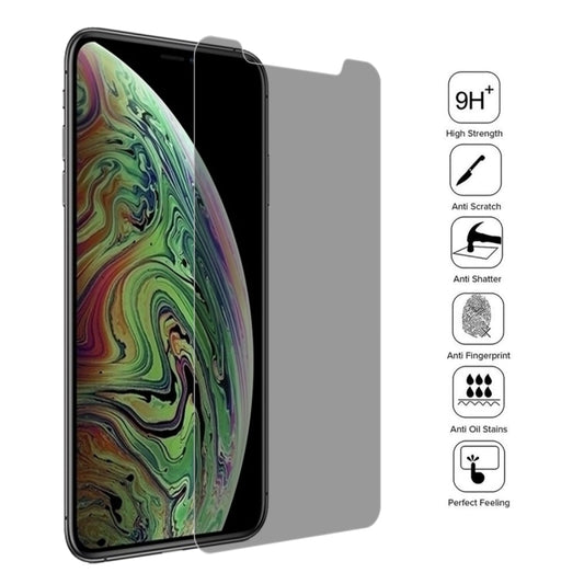 For iPhone 11 Pro Max / XS Max 9H 3D Privacy Anti-glare Non-full Screen Tempered Glass Screen Protector by buy2fix