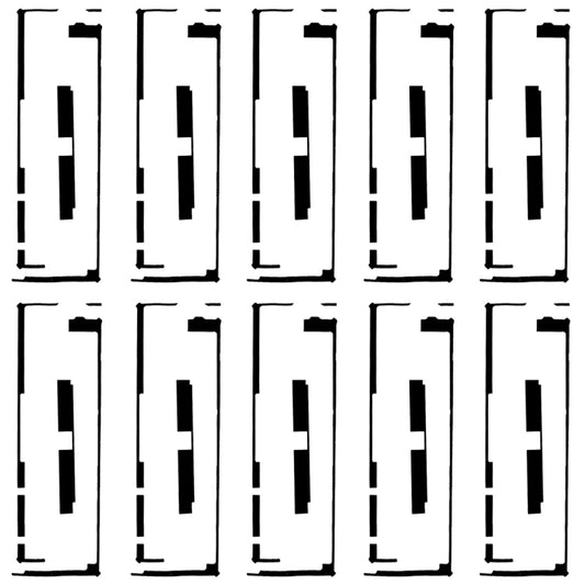 10 PCS for iPad 4 / New iPad (iPad 3) Touch Panel Digitizer Adhesive by buy2fix