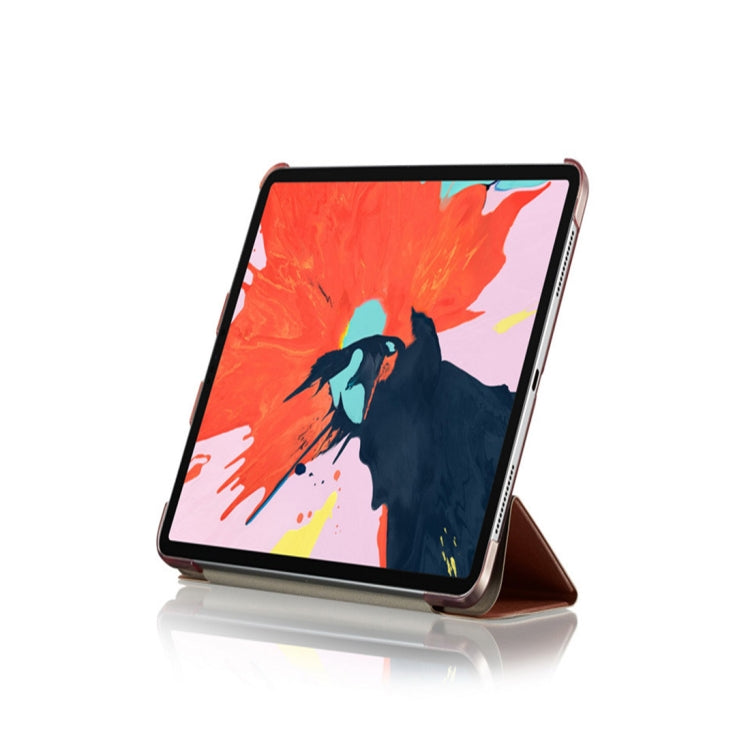 Silk Texture Horizontal Flip Magnetic PU Leather Case for iPad Pro 11 inch (2018), with Three-folding Holder & Sleep / Wake-up Function(Black) by buy2fix