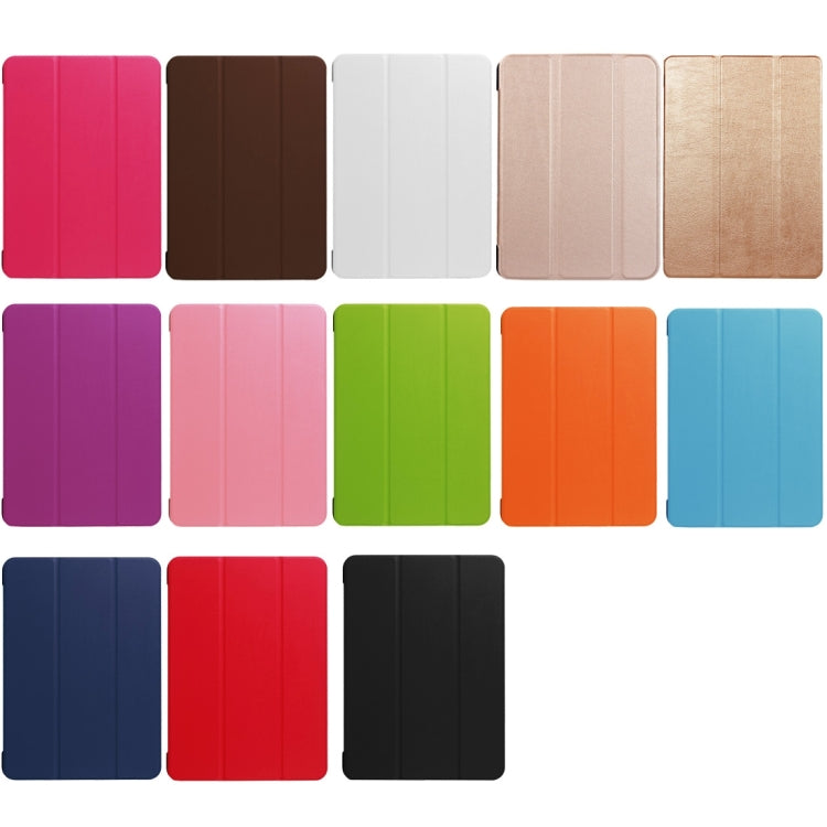 For iPad Pro 10.5 inch PU Litchi Texture 3-folding Smart Case Clear Back Cover with Holder(Black) by buy2fix