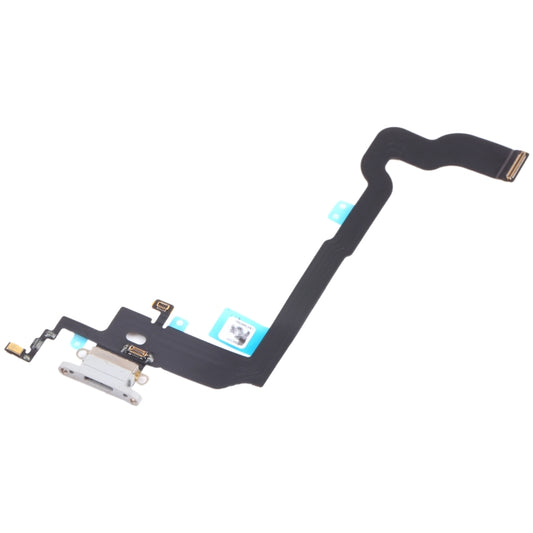 Original Charging Port Flex Cable for iPhone X (White) by buy2fix