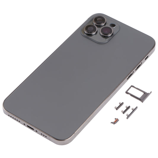 Back Housing Cover with Appearance Imitation of iP13 Pro for iPhone X(Black) by buy2fix