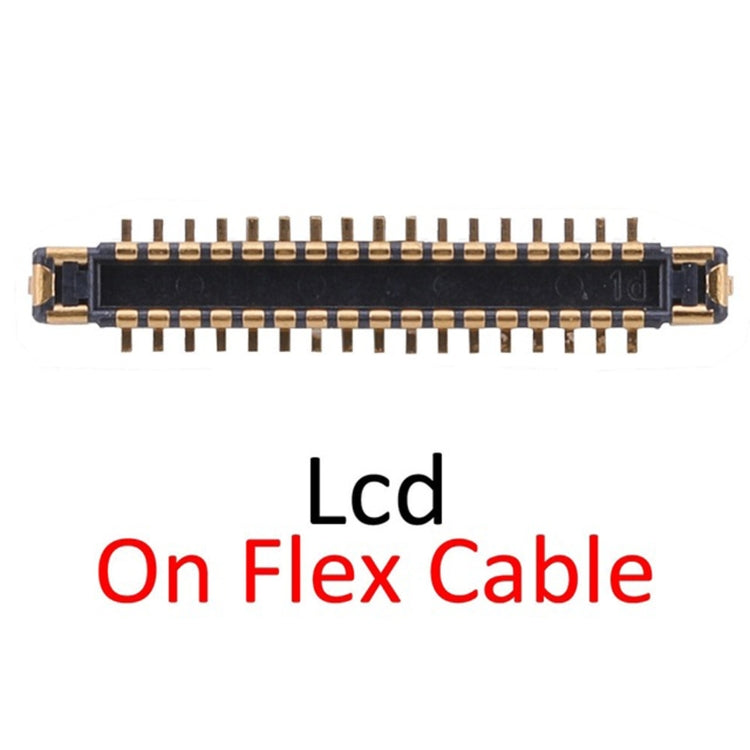 LCD Display FPC Connector On Flex Cable for iPhone XS Max / XS / X by buy2fix