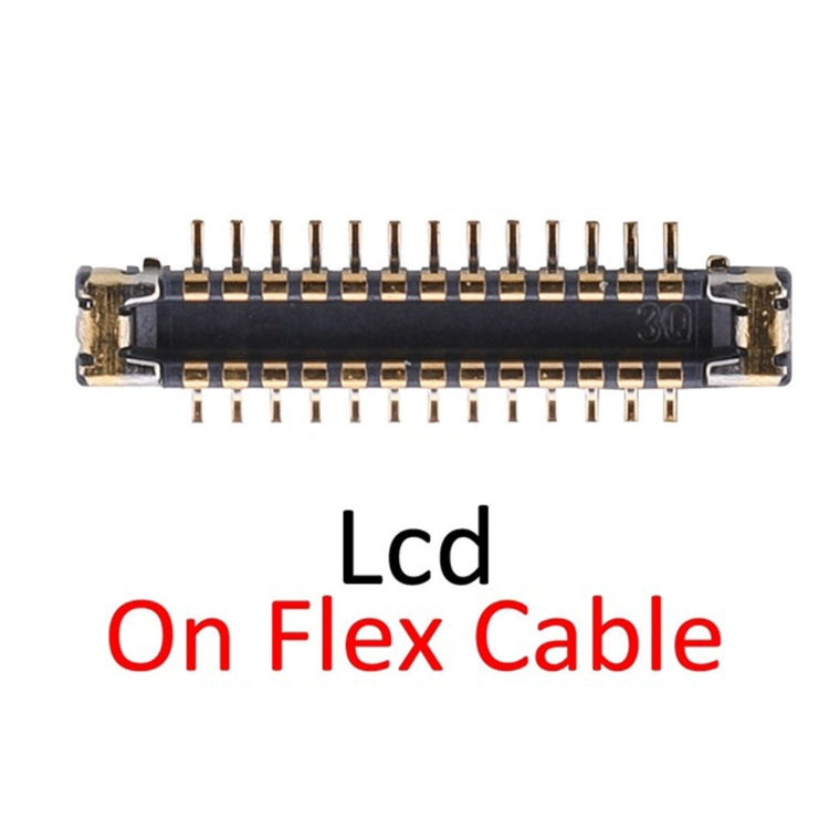 LCD Display FPC Connector On Flex Cable for iPhone XR by buy2fix