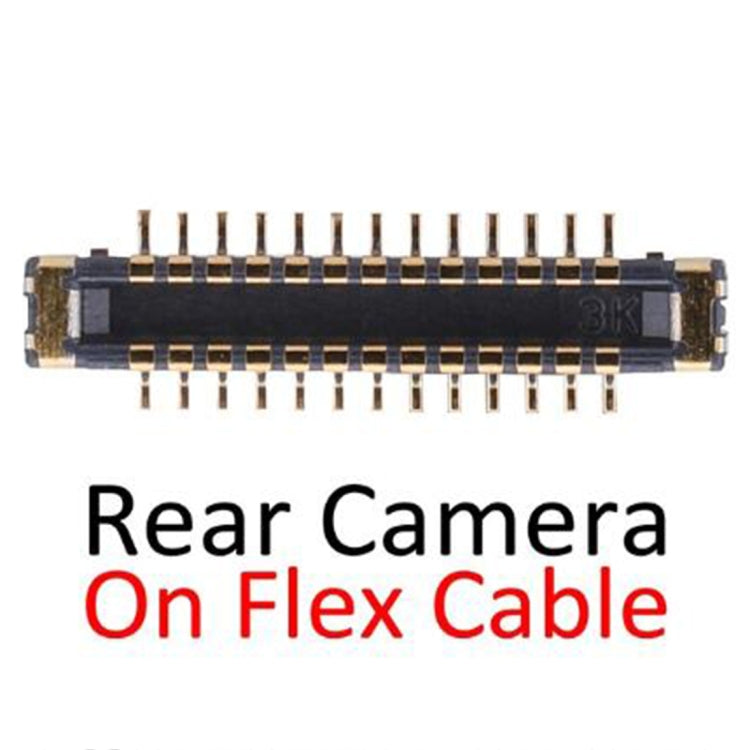 Rear Back Camera FPC Connector On Flex Cable for iPhone XS Max by buy2fix