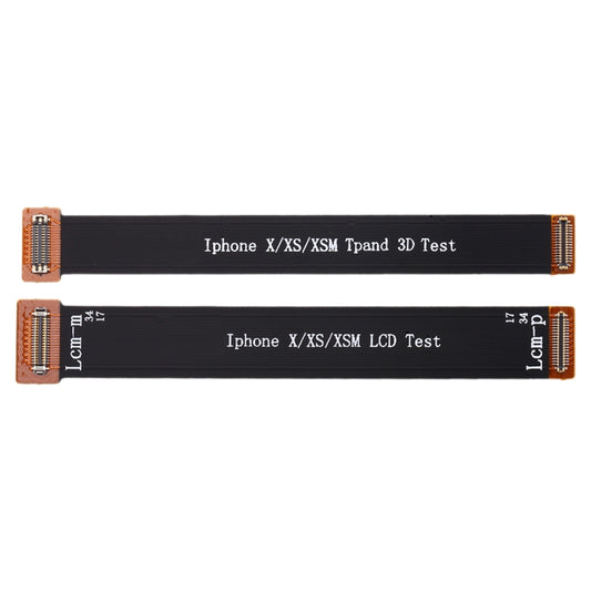 1 Pair LCD Display Screen Extension Testing Flex Cable for iPhone XS / XS Max by buy2fix